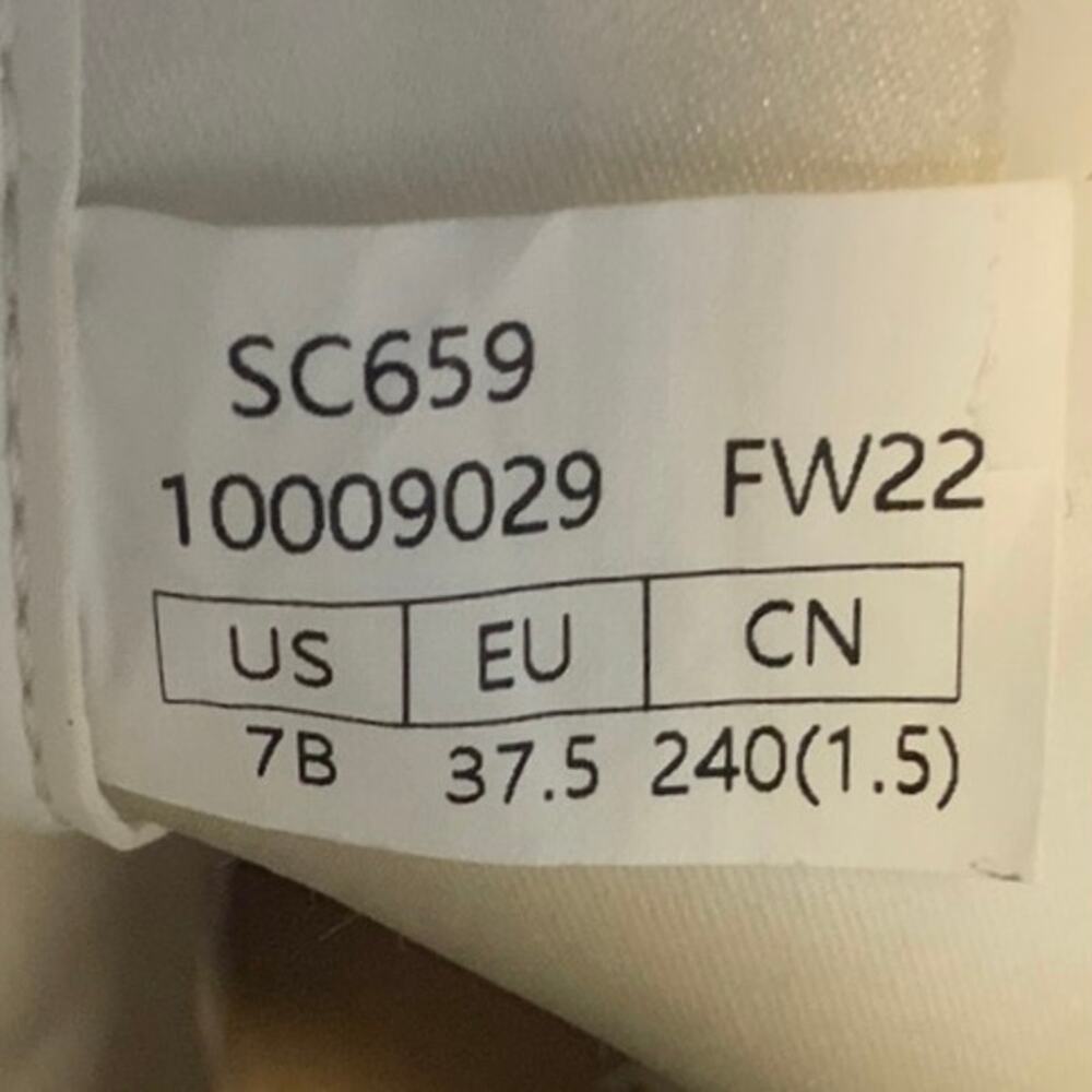 Stuart Weitzman Size 7b White Curveblock Leather … - image 8